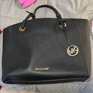 Michael Kors Black and Gold Tote